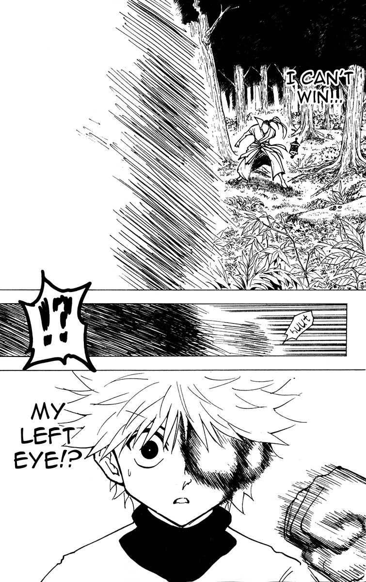 Hunter x Hunter Manga Chapter 212 page 7 - Water Breaking