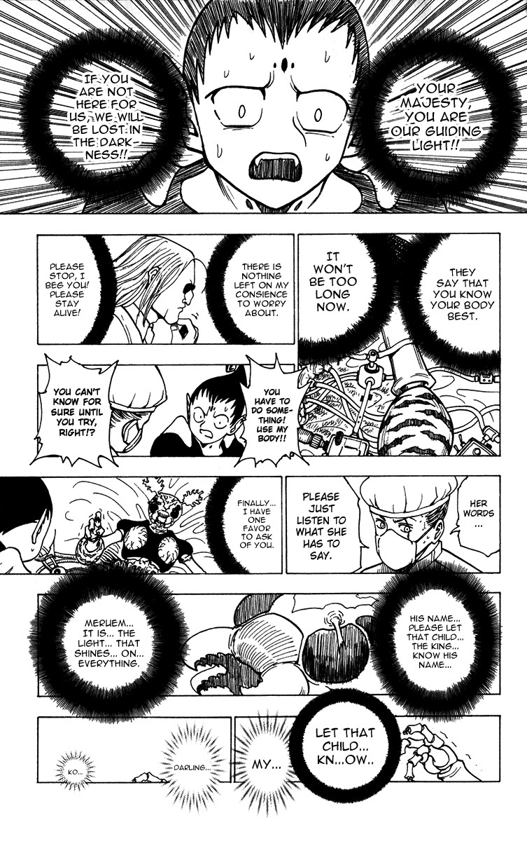 Hunter x Hunter Manga Chapter 215 page 9 - Last Words