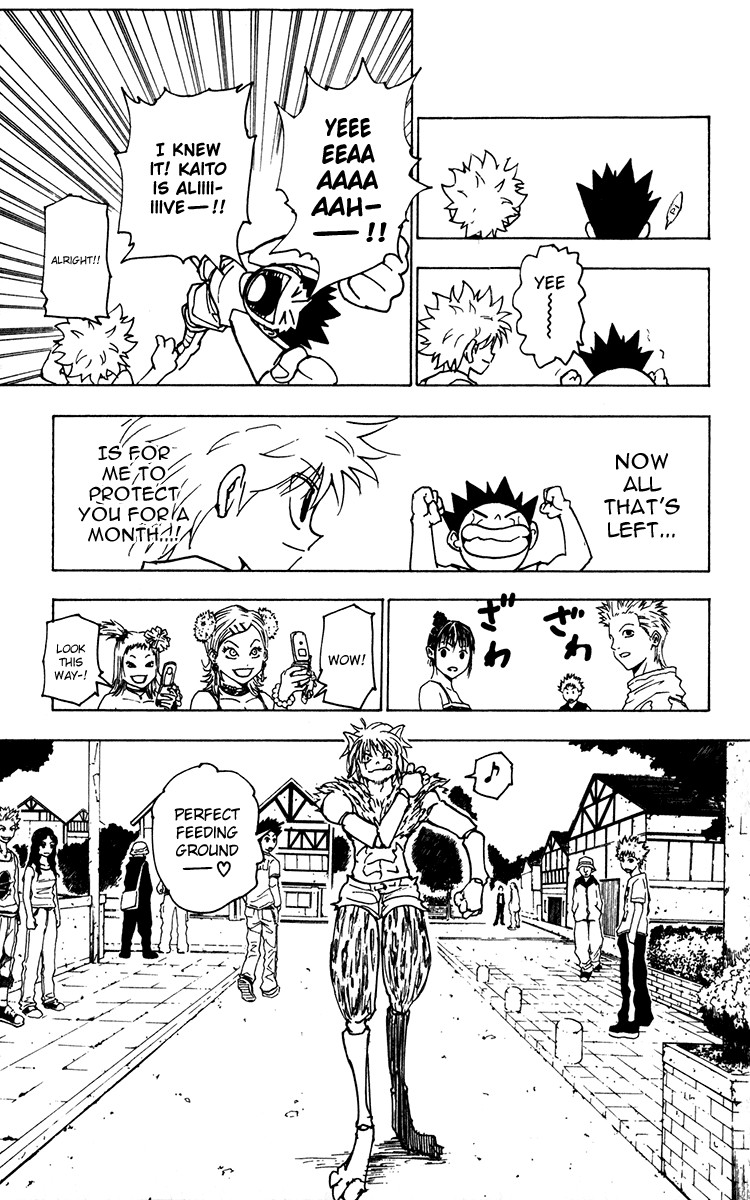 Hunter x Hunter Manga Chapter 217 page 15 - Meat Orchard