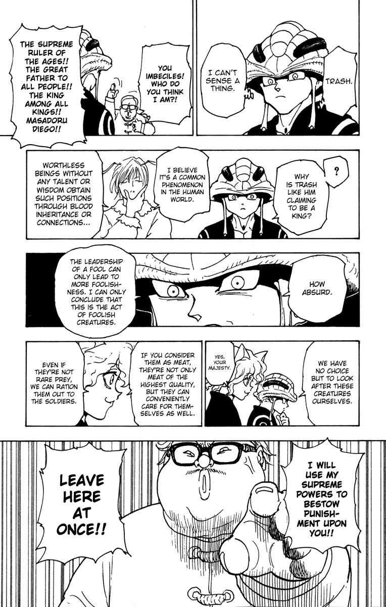 Hunter x Hunter Manga Chapter 217 page 3 - Meat Orchard