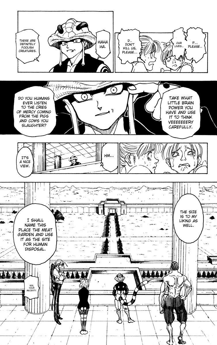 Hunter x Hunter Manga Chapter 217 page 5 - Meat Orchard