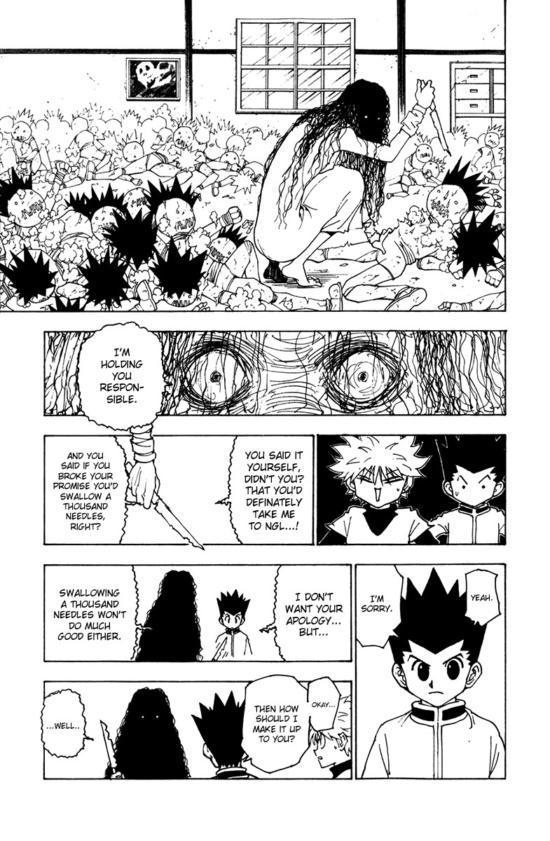 Hunter x Hunter Manga Chapter 217 page 7 - Meat Orchard