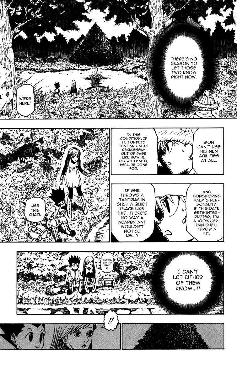 Hunter x Hunter Manga Chapter 218 page 11 - Confession
