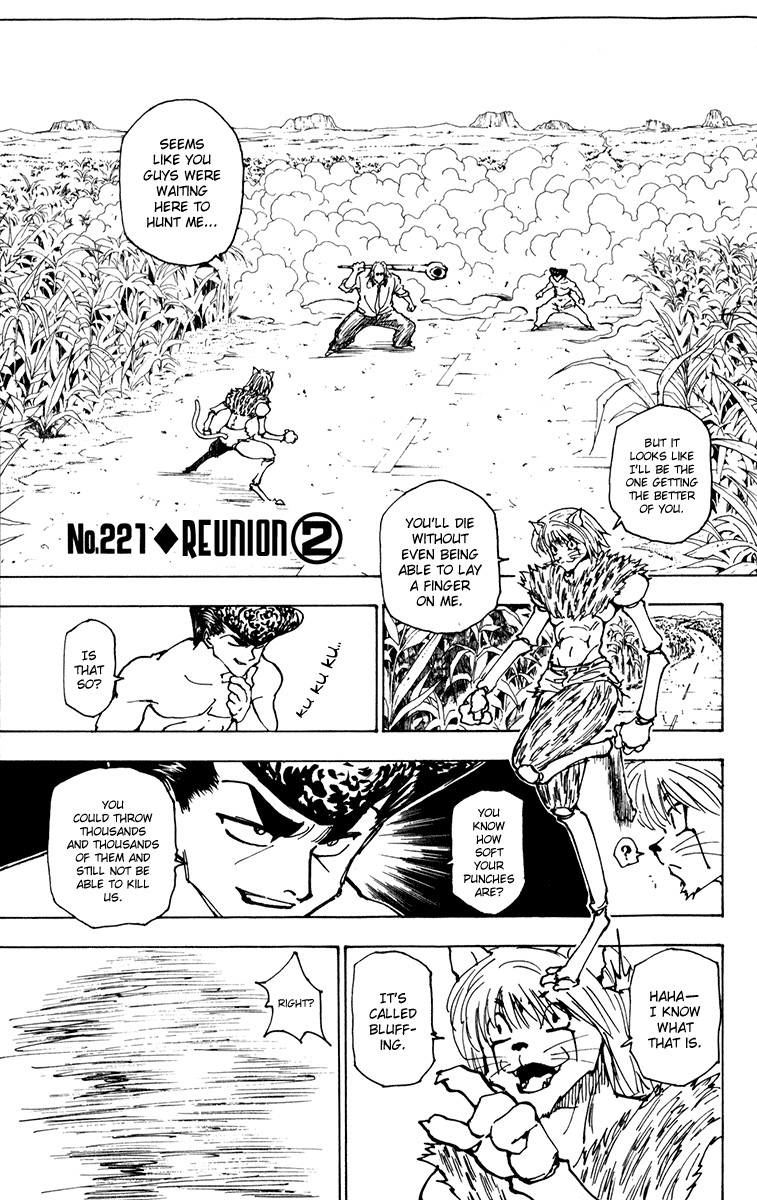 Hunter x Hunter Manga Chapter 221 page 1 - Reunion: Part 2