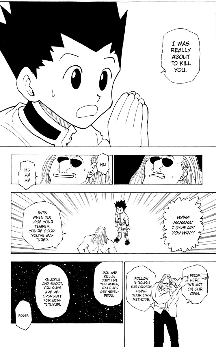 Hunter x Hunter Manga Chapter 223 page 14 - 10: Part 1