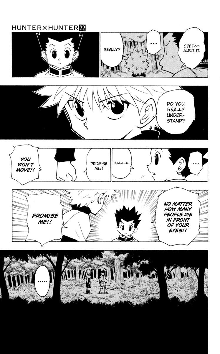Hunter x Hunter Manga Chapter 230 page 15 - 9: Part 1