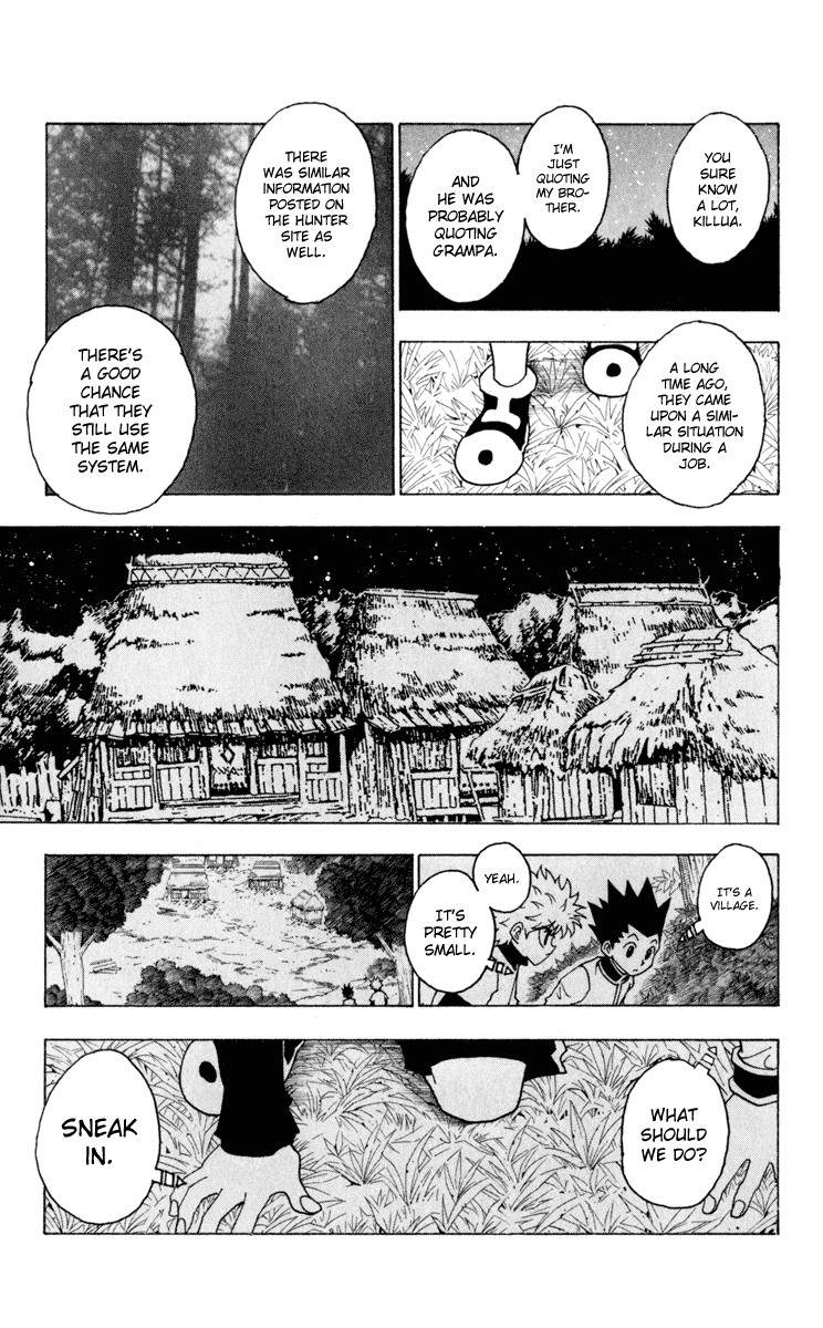Hunter x Hunter Manga Chapter 230 page 3 - 9: Part 1