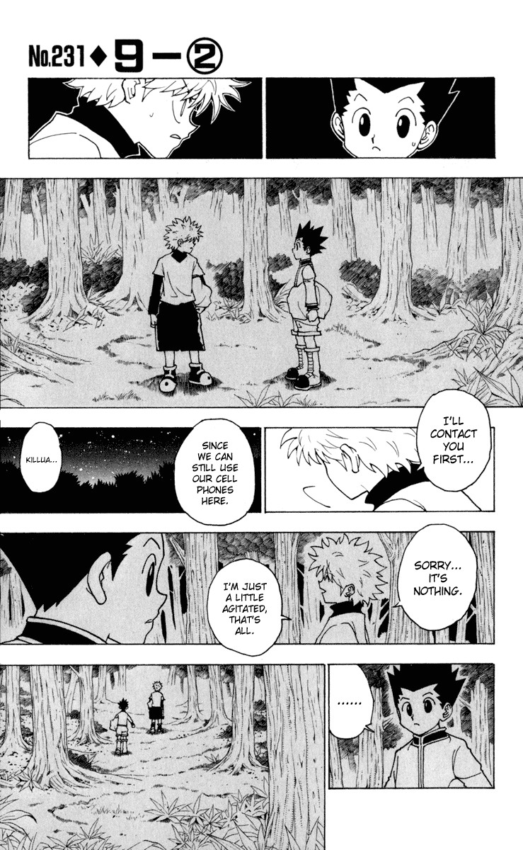 Hunter x Hunter Manga Chapter 231 page 1 - 9: Part 2