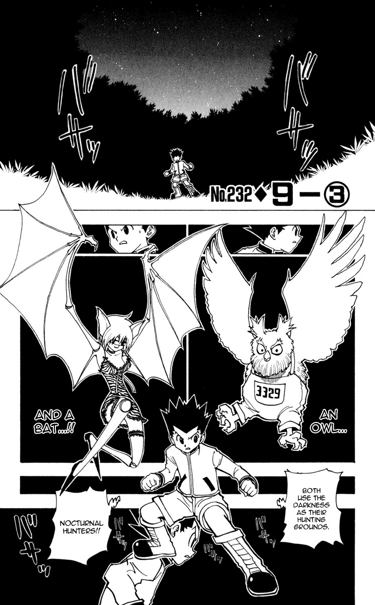 Hunter x Hunter Manga Chapter 232 page 1 - 9: Part 3