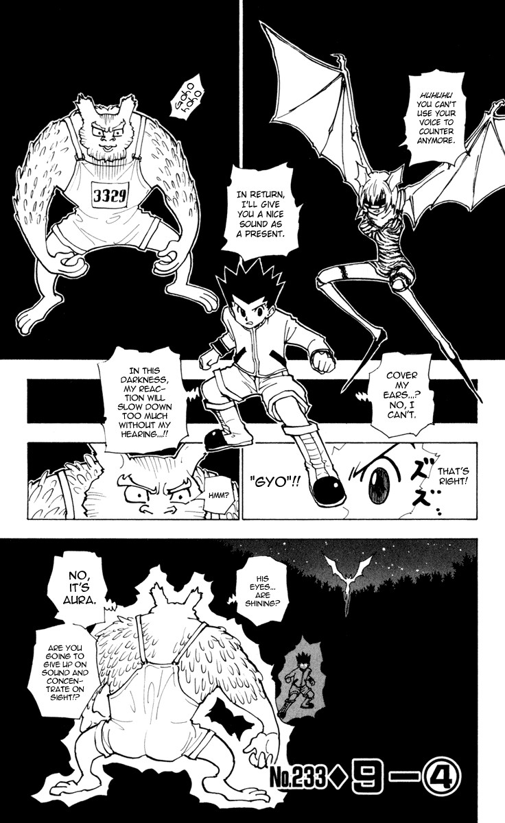 Hunter x Hunter Manga Chapter 233 page 1 - 9: Part 4