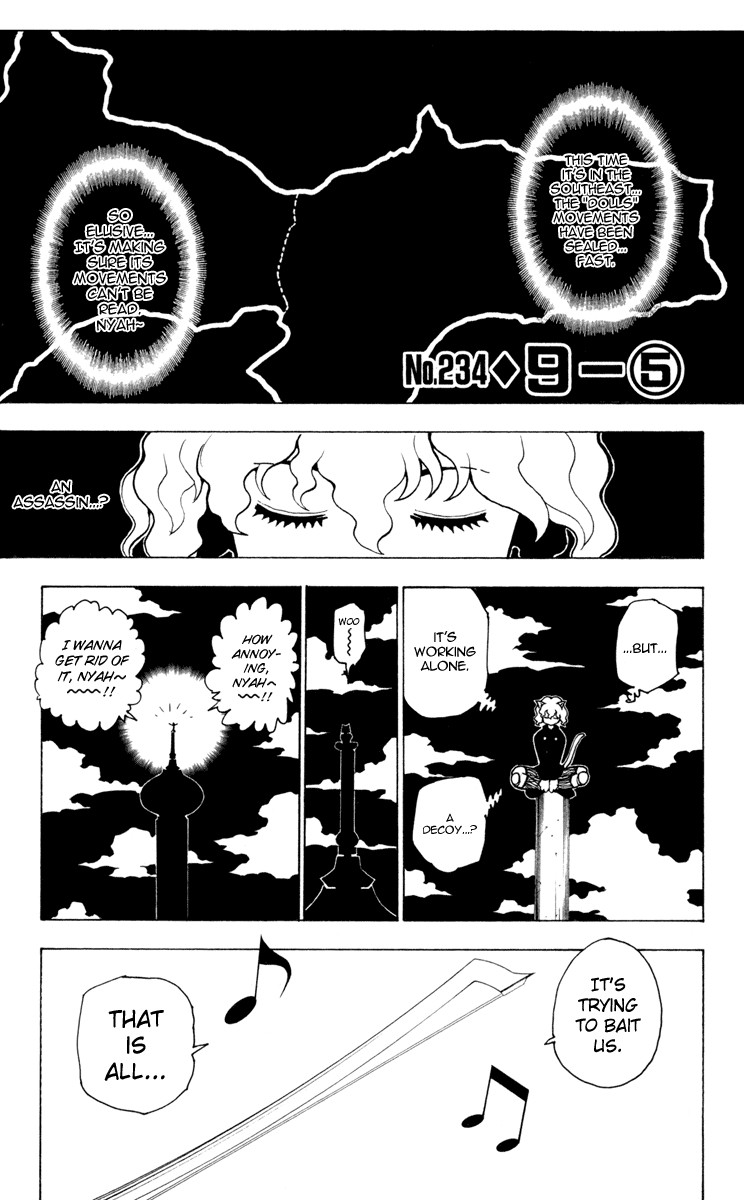 Hunter x Hunter Manga Chapter 234 page 1 - 9: Part 5