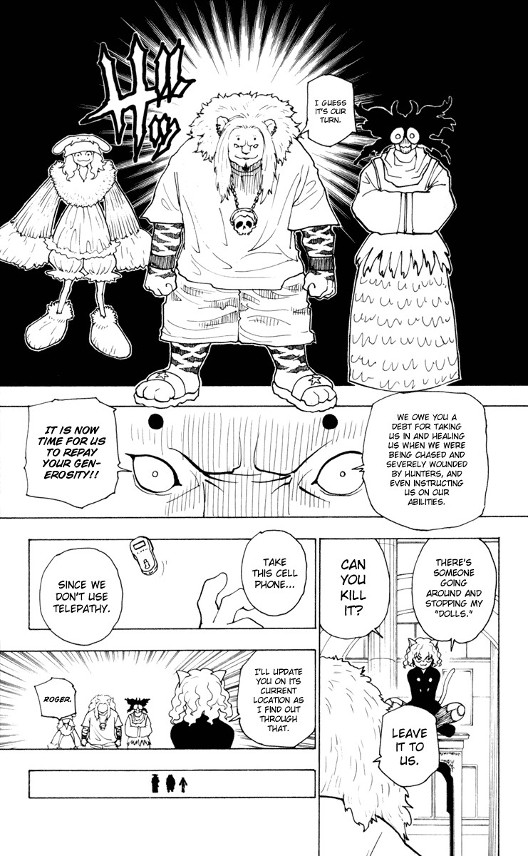 Hunter x Hunter Manga Chapter 234 page 3 - 9: Part 5
