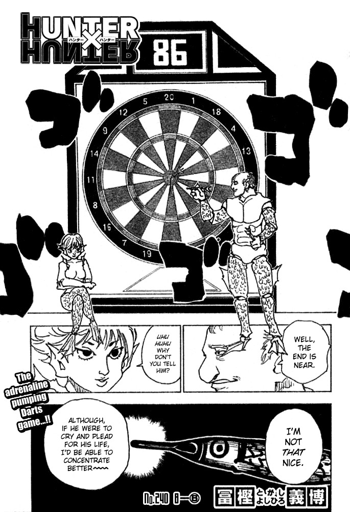 Hunter x Hunter Manga Chapter 240 page 1 - 8: Part 6