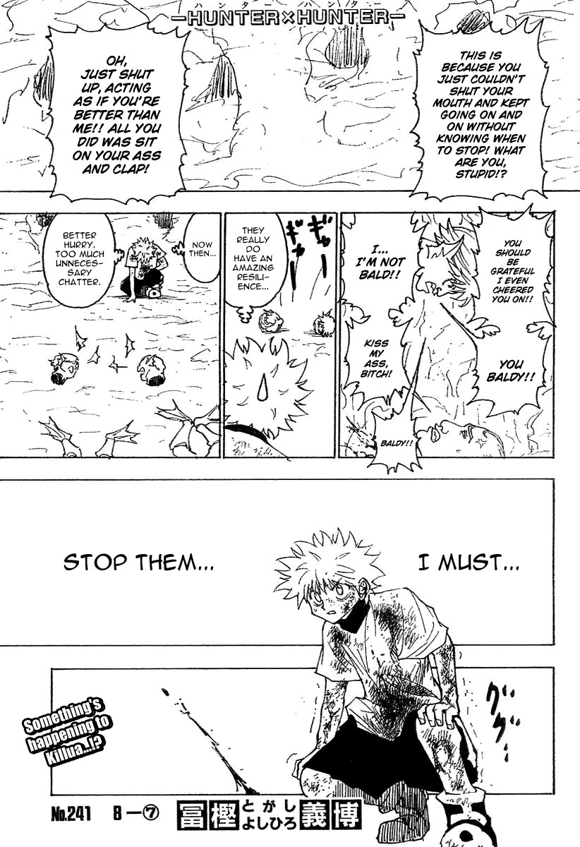 Hunter x Hunter Manga Chapter 241 page 1 - 8: Part 7