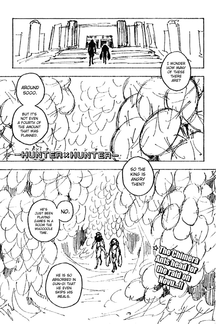 Hunter x Hunter Manga Chapter 246 page 1 - 6: Part 3