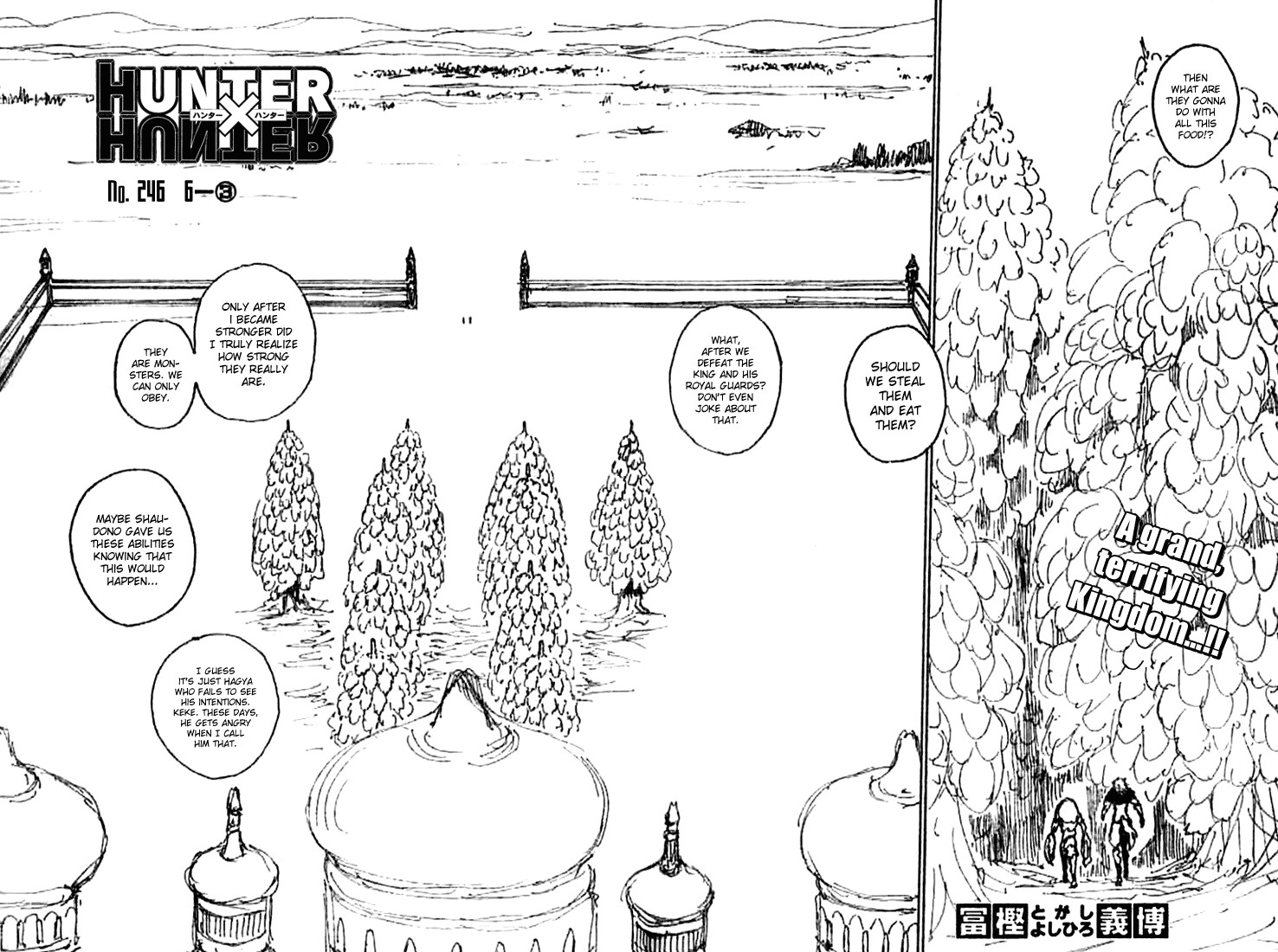 Hunter x Hunter Manga Chapter 246 page 2 - 6: Part 3