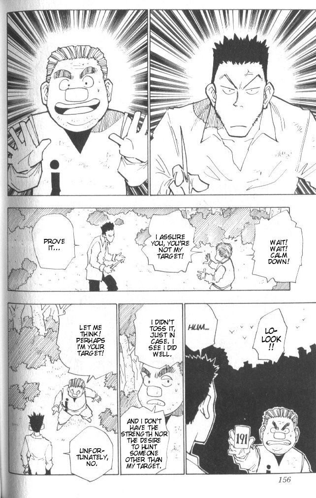 Hunter x Hunter Manga Chapter 25 page 11 - The Second Day