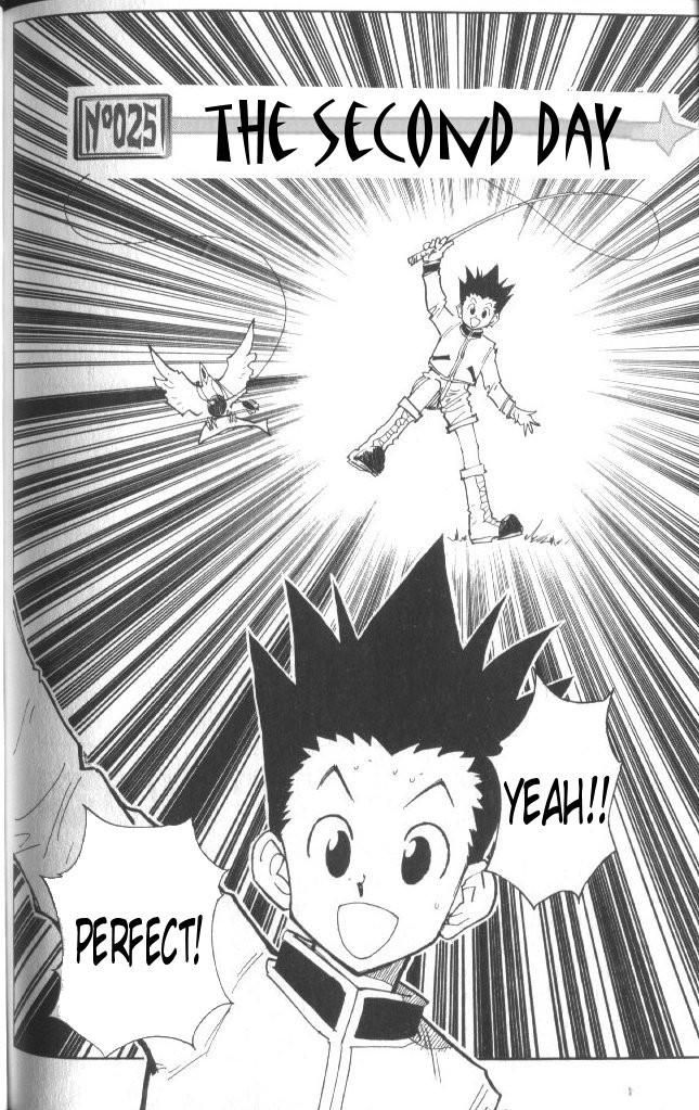 Hunter x Hunter Manga Chapter 25 page 3 - The Second Day
