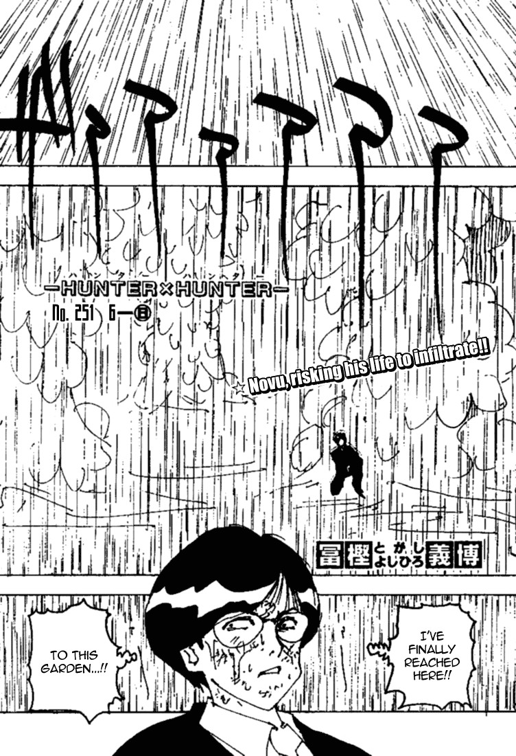 Hunter x Hunter Manga Chapter 251 page 1 - 6: Part 8