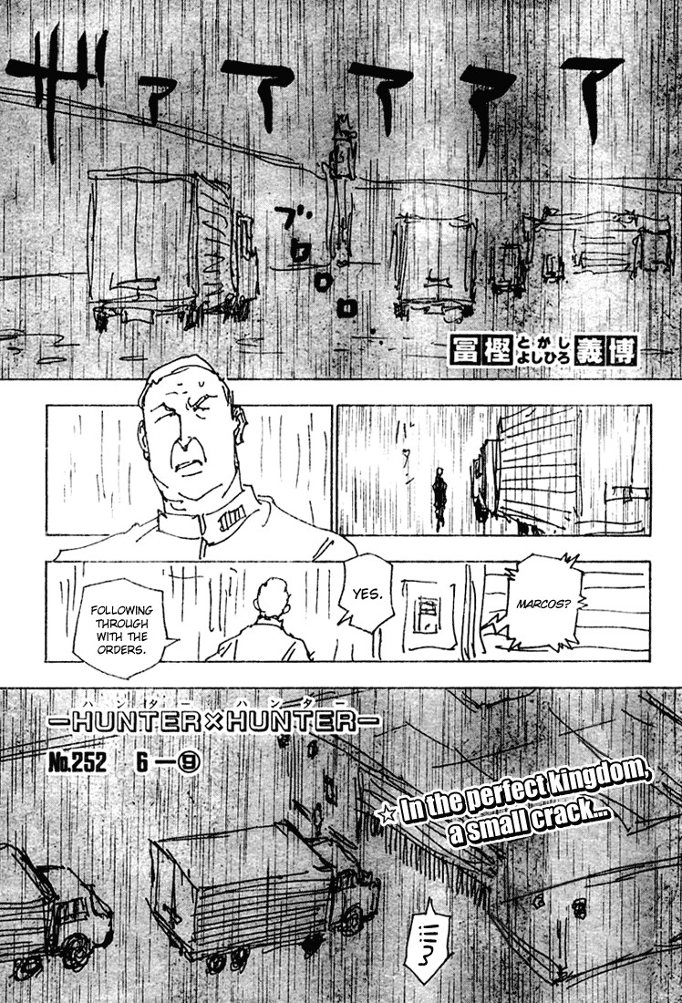 Hunter x Hunter Manga Chapter 252 page 1 - 6: Part 9