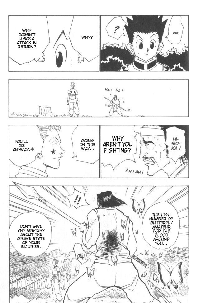 Hunter x Hunter Manga Chapter 26 page 12 - The Night Before the Showdown