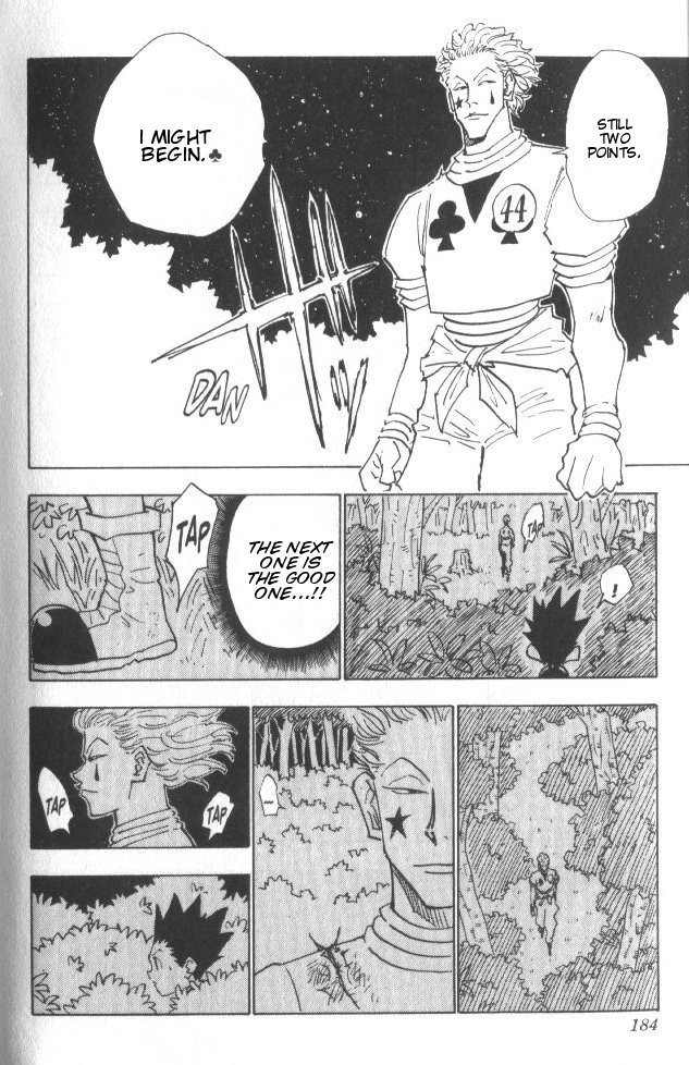 Hunter x Hunter Manga Chapter 26 page 19 - The Night Before the Showdown
