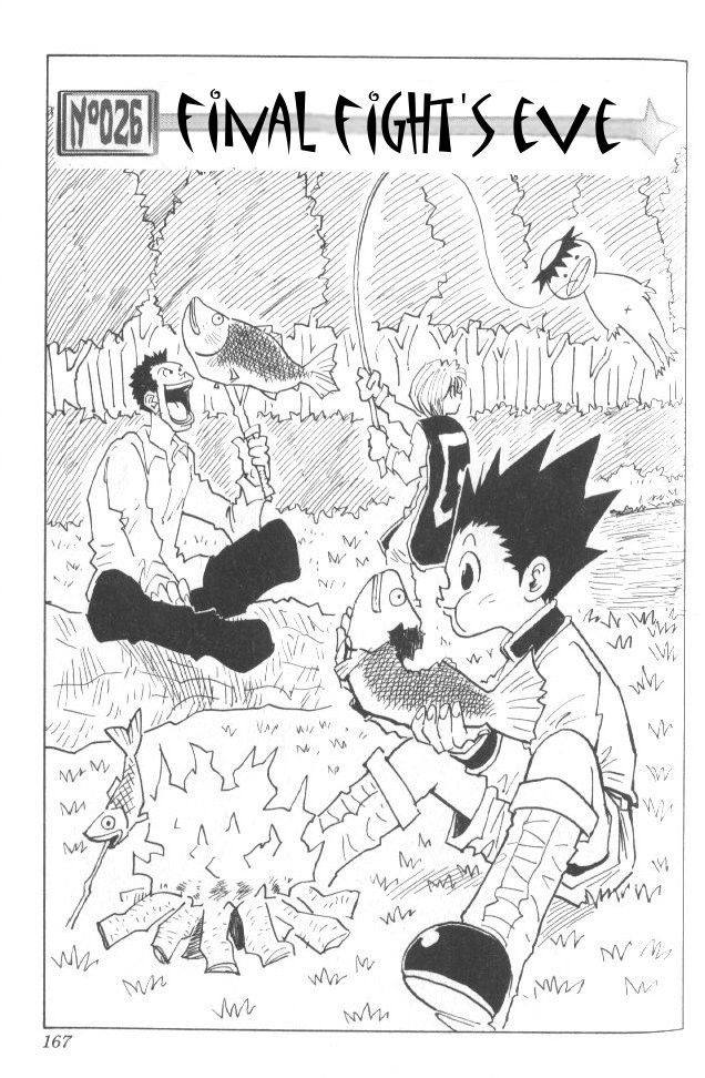 Hunter x Hunter Manga Chapter 26 page 2 - The Night Before the Showdown
