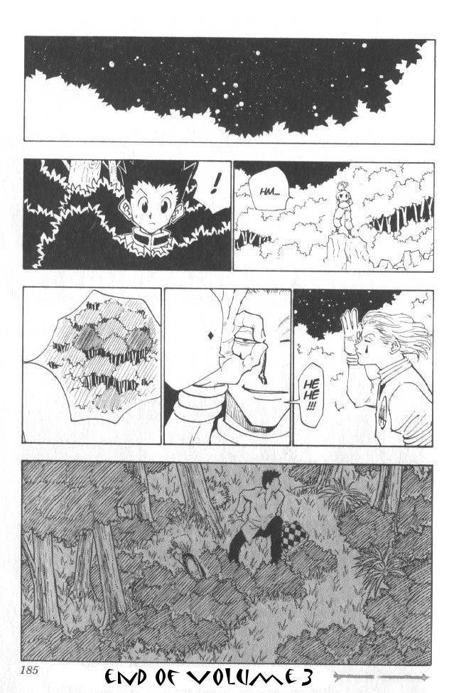 Hunter x Hunter Manga Chapter 26 page 20 - The Night Before the Showdown