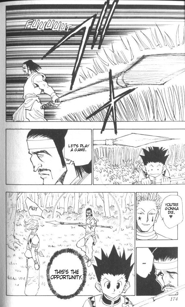 Hunter x Hunter Manga Chapter 26 page 9 - The Night Before the Showdown