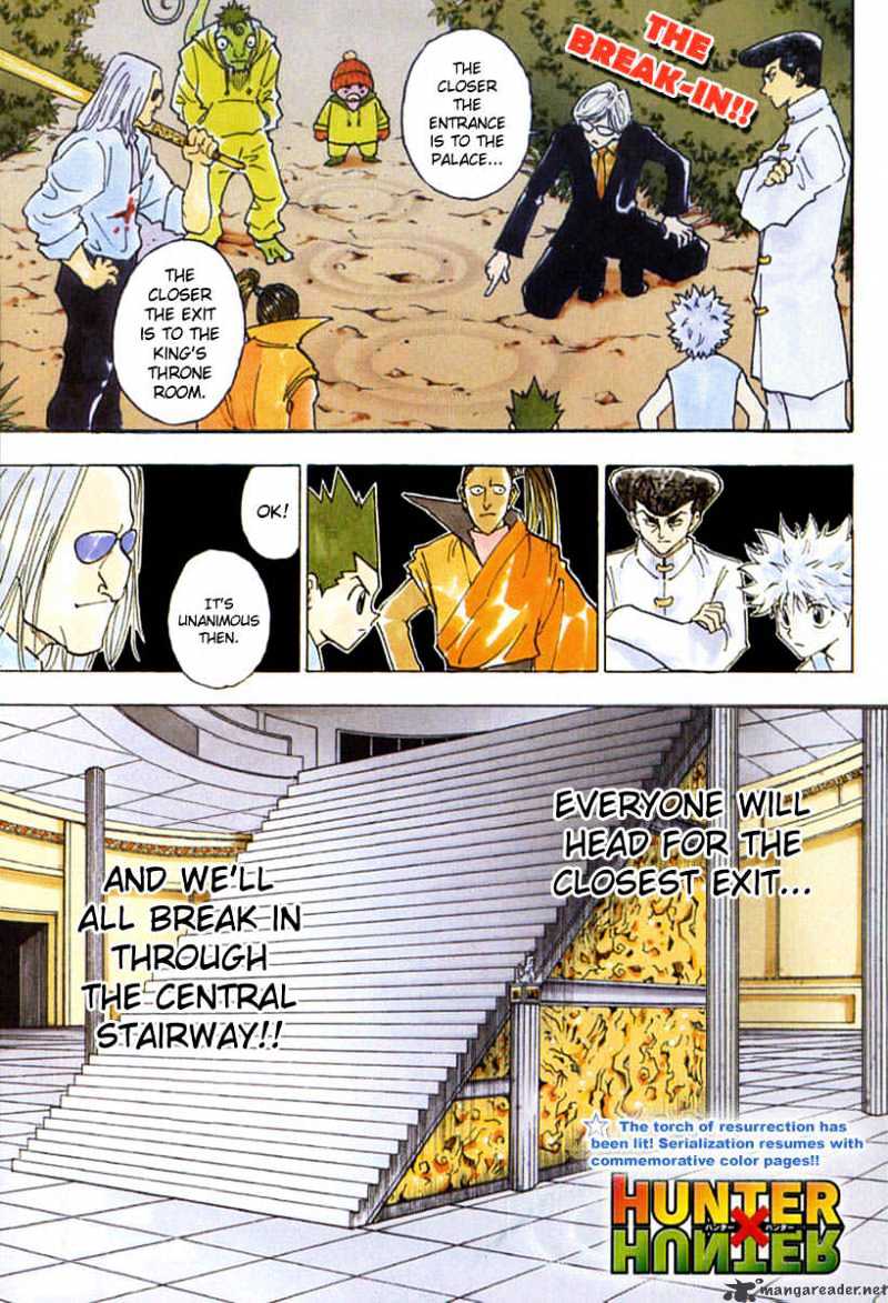 Hunter x Hunter Manga Chapter 261 page 1 - Charge: Part 1