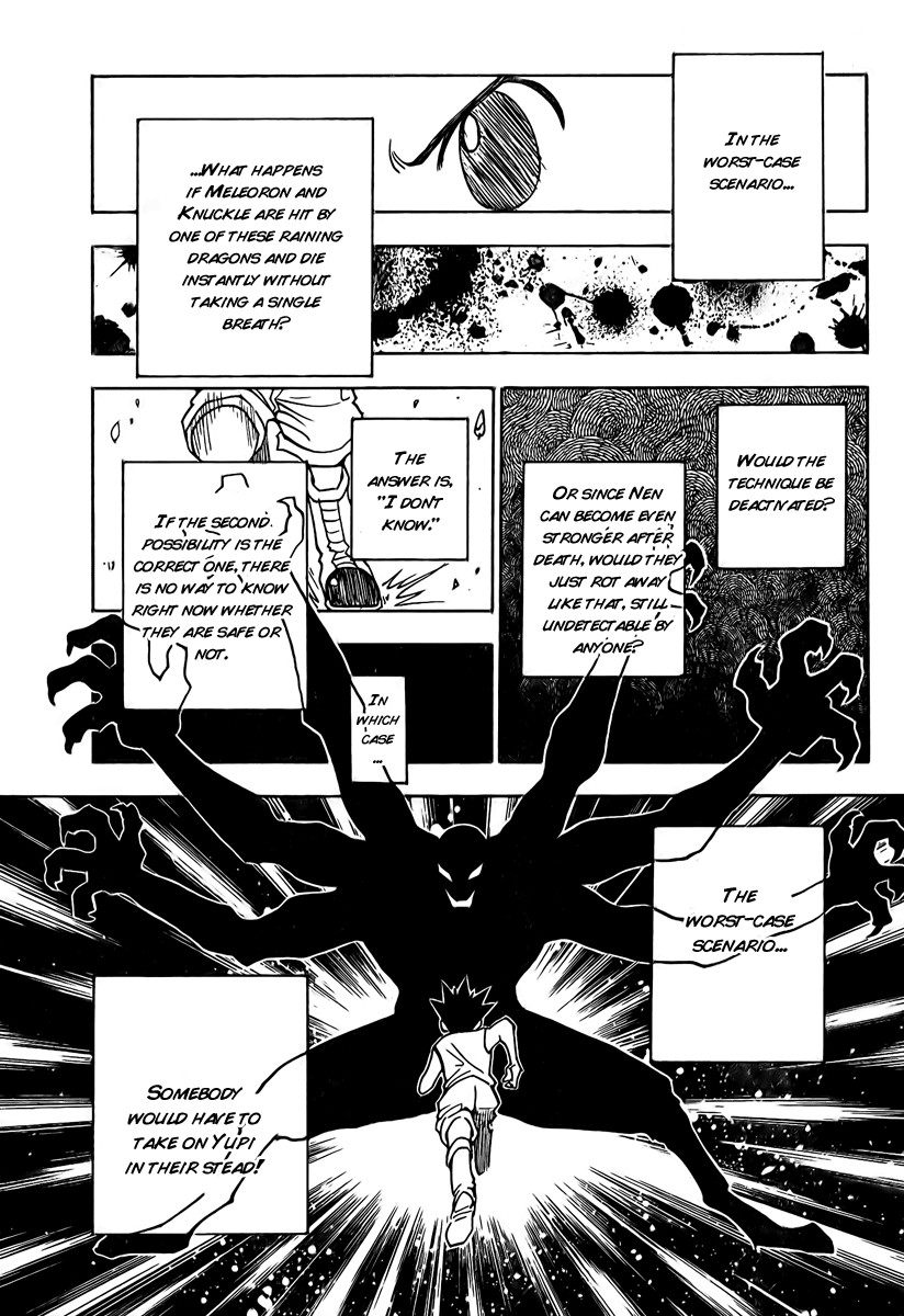 Hunter x Hunter Manga Chapter 266 page 10 - In the Unlikely Event Of...