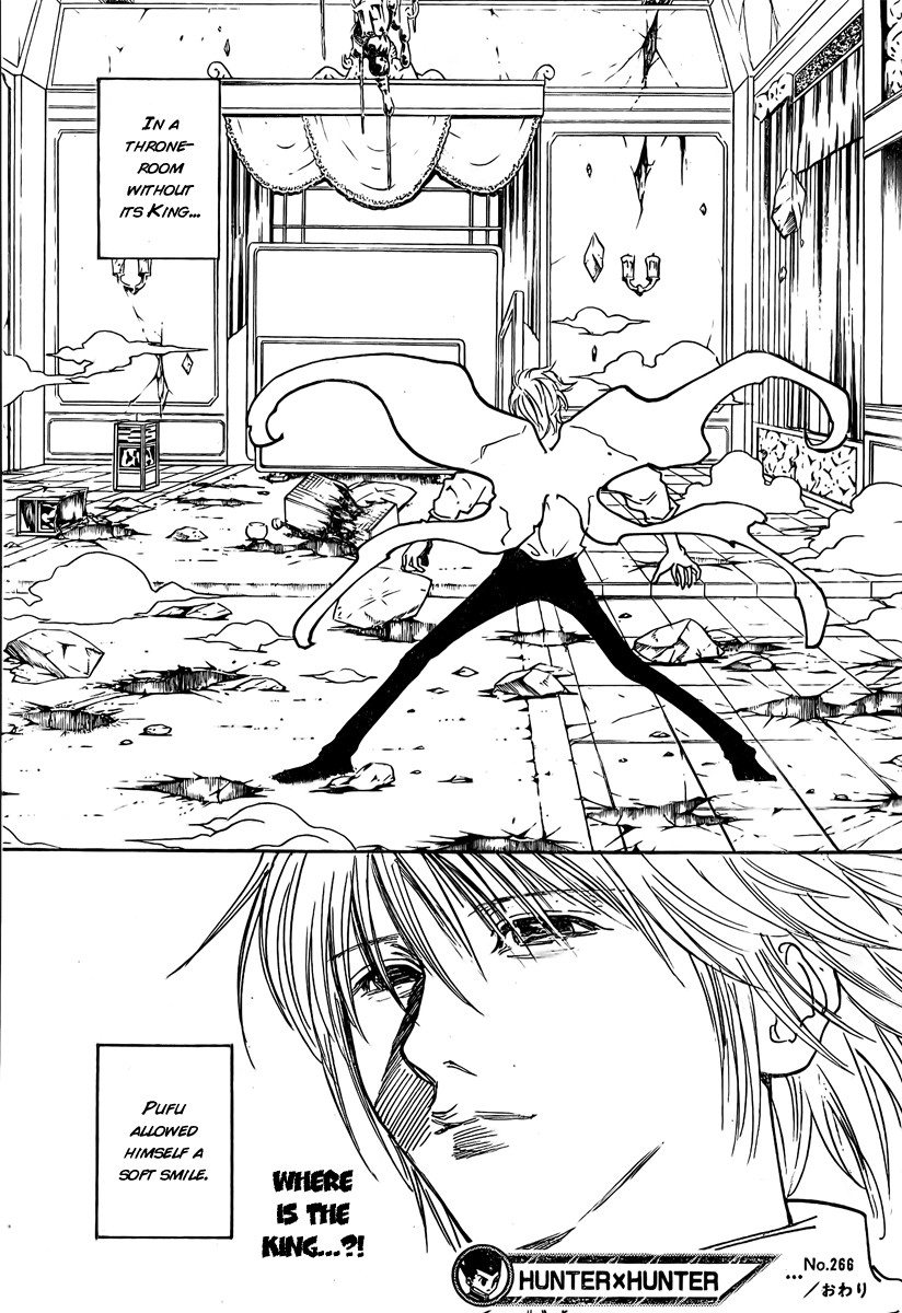 Hunter x Hunter Manga Chapter 266 page 17 - In the Unlikely Event Of...