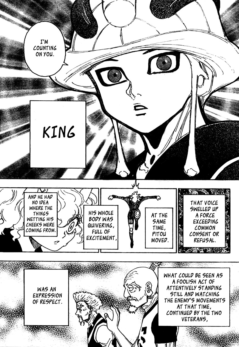 Hunter x Hunter Manga Chapter 268 page 6 - The King