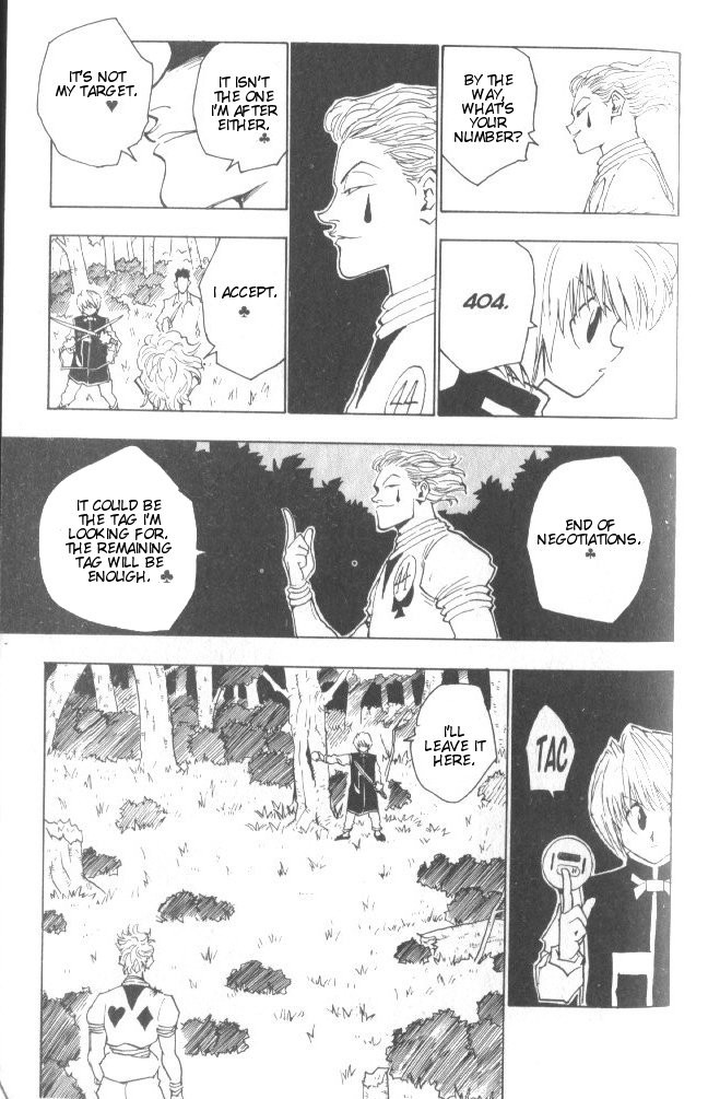 Hunter x Hunter Manga Chapter 27 page 10 - A Volatile Situation