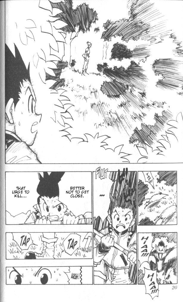 Hunter x Hunter Manga Chapter 27 page 15 - A Volatile Situation