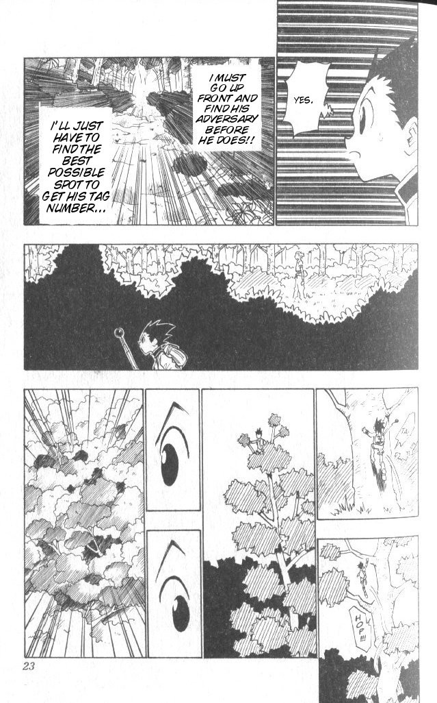 Hunter x Hunter Manga Chapter 27 page 18 - A Volatile Situation
