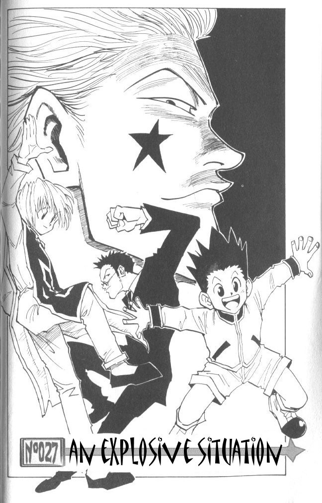 Hunter x Hunter Manga Chapter 27 page 3 - A Volatile Situation