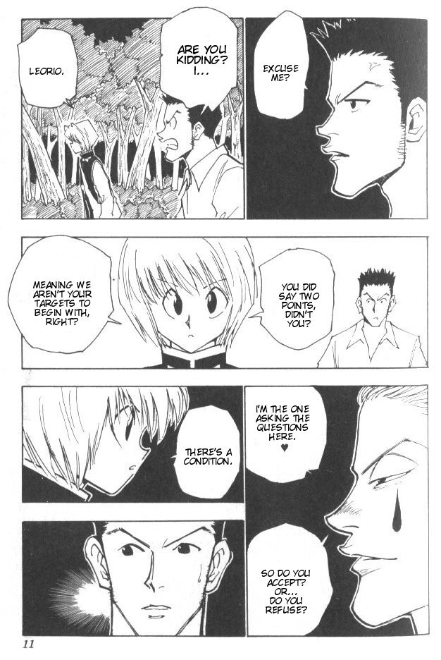 Hunter x Hunter Manga Chapter 27 page 6 - A Volatile Situation