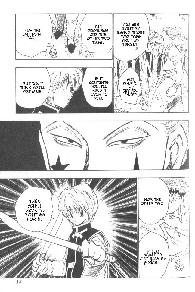 Hunter x Hunter Manga Chapter 27 page 8 - A Volatile Situation