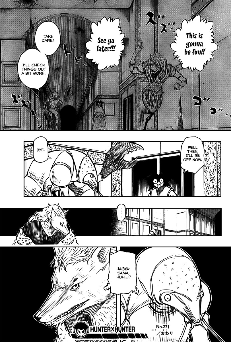 Hunter x Hunter Manga Chapter 271 page 18 - Separation
