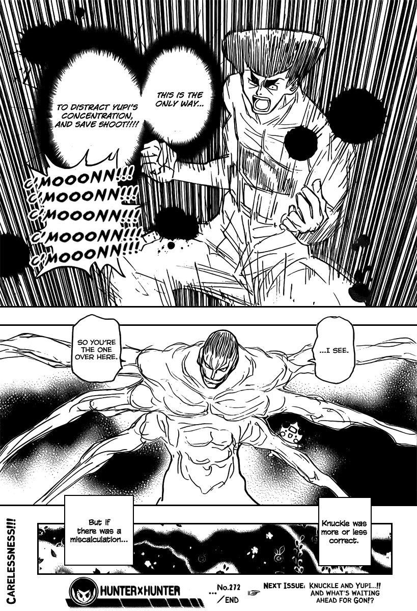 Hunter x Hunter Manga Chapter 272 page 16 - Error