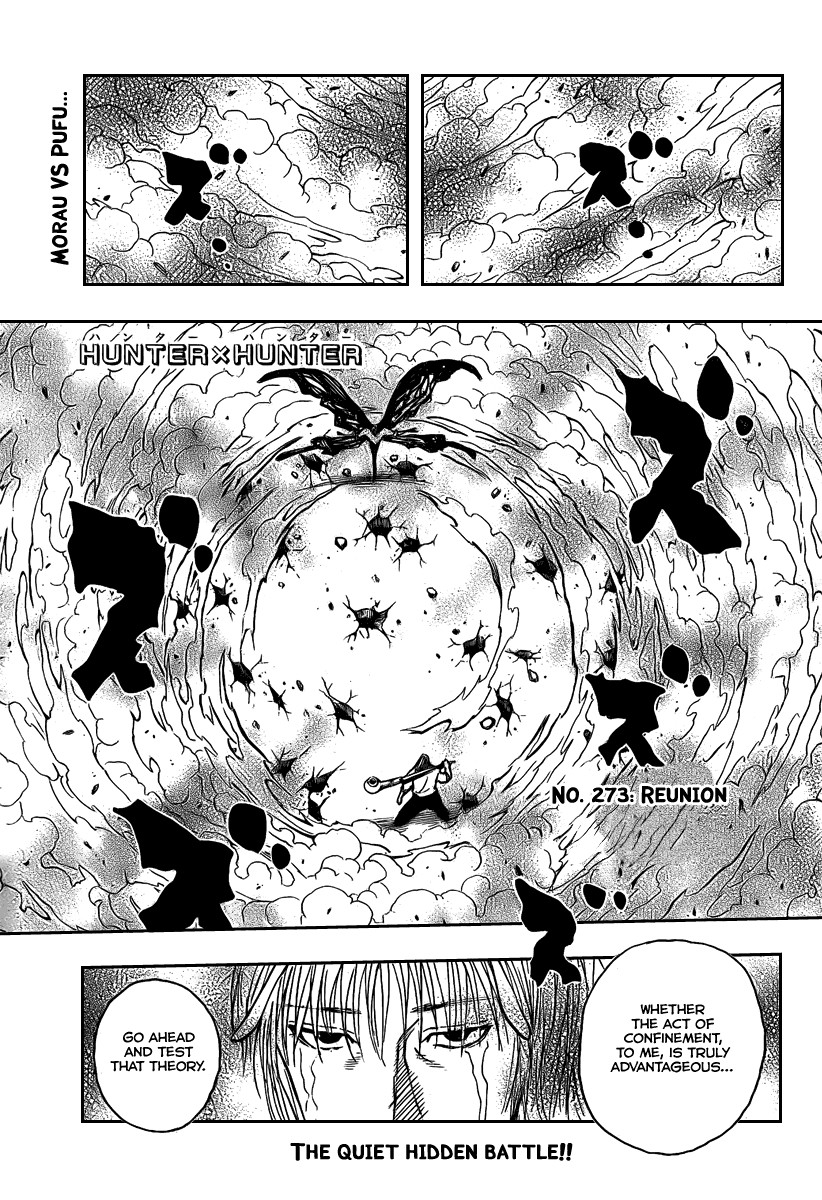 Hunter x Hunter Manga Chapter 273 page 1 - We Meet Again