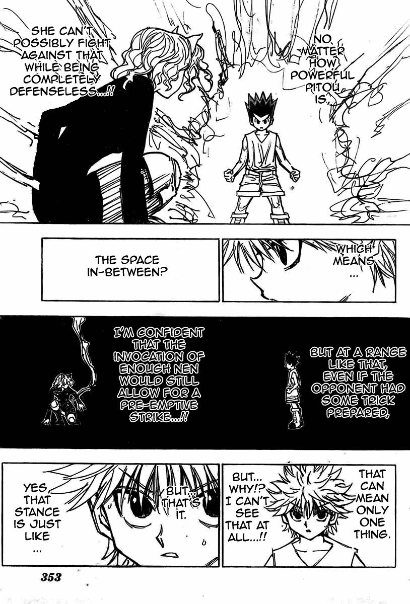 Hunter x Hunter Manga Chapter 274 page 4 - Solution