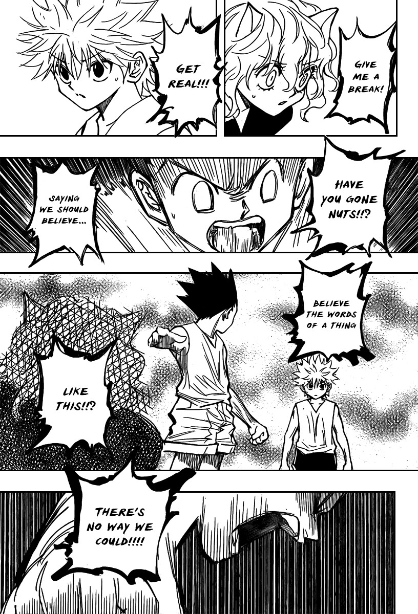 Hunter x Hunter Manga Chapter 275 page 3 - Promise