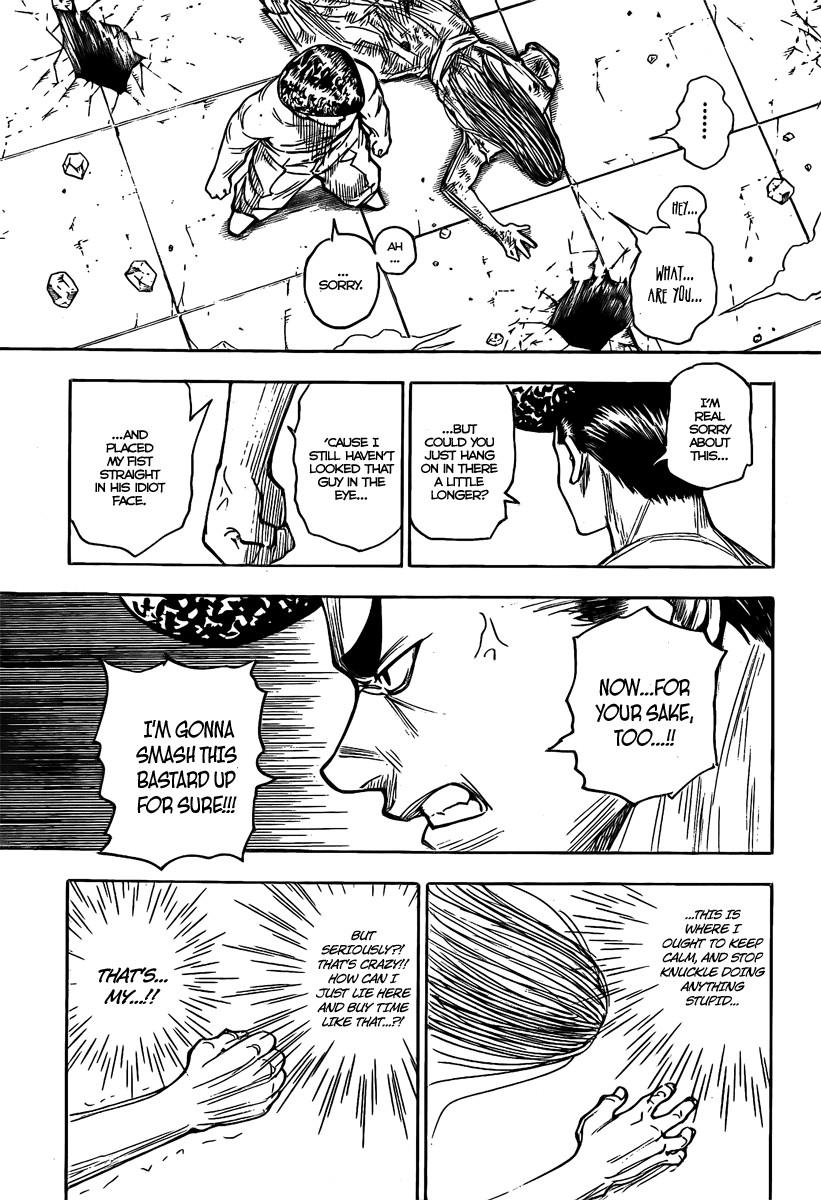 Hunter x Hunter Manga Chapter 277 page 11 - Insult