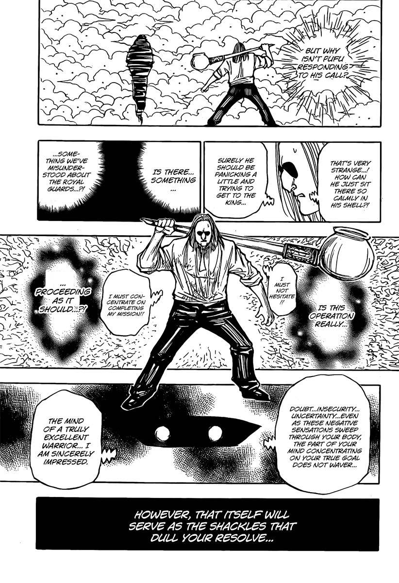 Hunter x Hunter Manga Chapter 277 page 15 - Insult