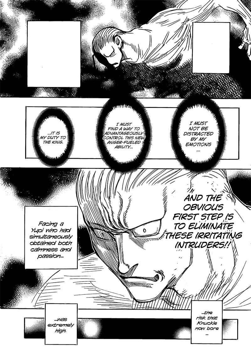 Hunter x Hunter Manga Chapter 278 page 11 - Destruction