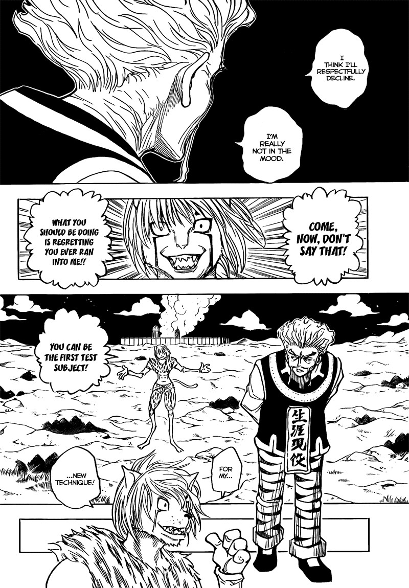Hunter x Hunter Manga Chapter 278 page 12 - Destruction