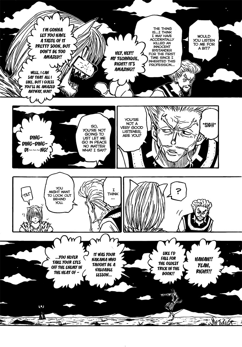 Hunter x Hunter Manga Chapter 278 page 14 - Destruction