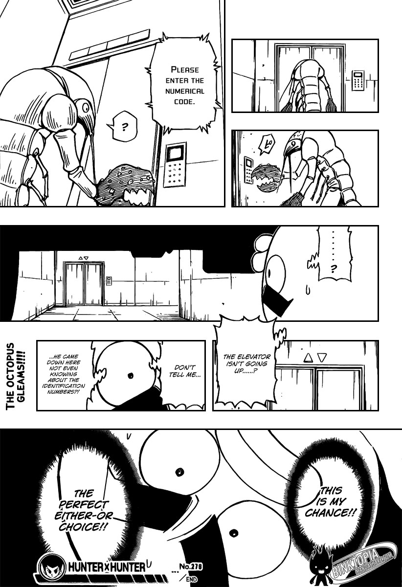 Hunter x Hunter Manga Chapter 279 page 19 - Escape